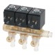 Ventilový 3-blok  plast 230V 8W