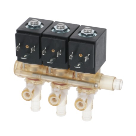 Ventilový 3-blok  plast 230V 8W
