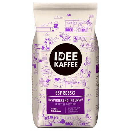 IDEE KAFFEE Espresso Intensiv 1000g zrno